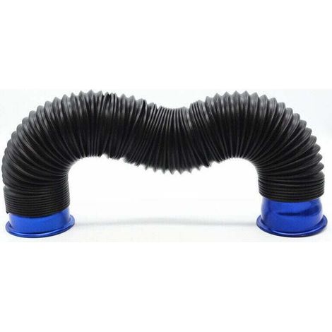 Enowelir Tuyau Flexible Réglable De 3 Pouces Pour Admission D'Air Froid Turbo Voiture (1/5)