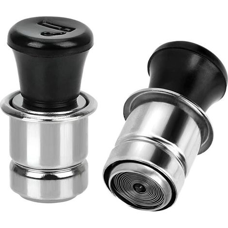 Set of 2 universal 12V 20mm cigarette lighter sockets for car, motorcycle, camper van (1/5)