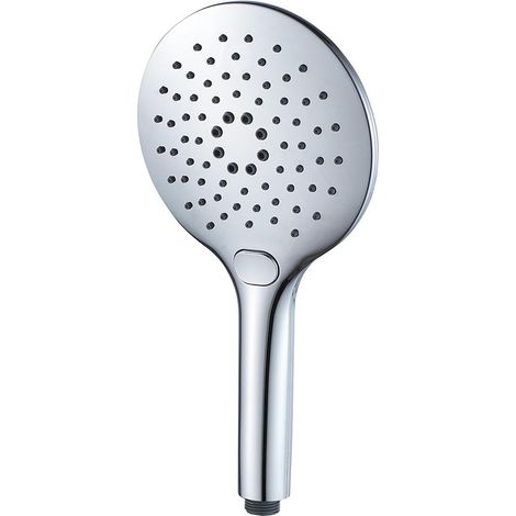 Doccino cromato a 3 funzioni con pulsante cambio getto - serie Astra