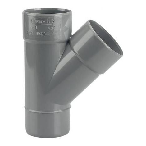 Culotte simple 45° Male/femelle - Mâle femelle / Ø : 80 (1/2)