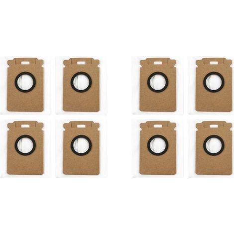 Sac à Poussière - Compatible Roborock H60 Ultra - Tissu Non Tissé - Lot de 8 (1/5)