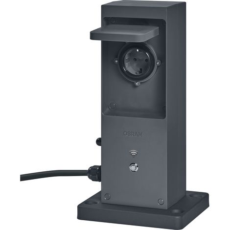OSRAM SMART+ WiFi Outdoor Terminal EU avec répéteur intégré et 2 prises, blanc, 230 V, étend la zone WiFi extérieure, liaison d'appareils sans fil, contrôlable par application, garantie 3 ans, IP44