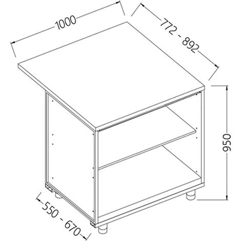 Comptoirs de bar neutre section caisse - Diamond