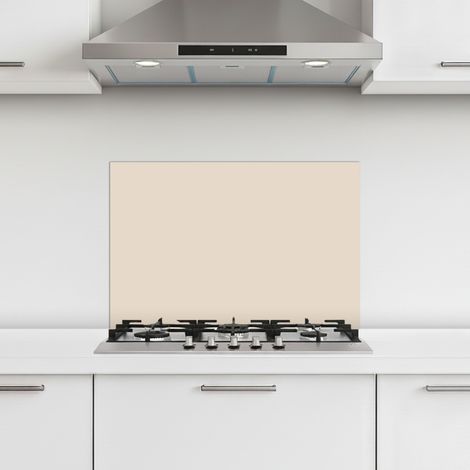 CRÉDENCE CUISINE Beige - Couleur unie 60x40 cm