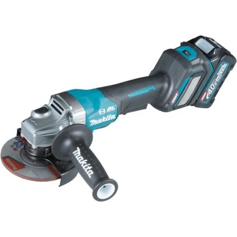 Makita – Meuleuse Ø 125mm 2x4Ah 40V – GA029GM201 – Moteur BL, frein électrique, technologie XPT, pour béton armé, démarrage progressif