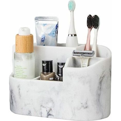 Porte-Brosse à Dents, Etagère de Douche, Etagère et rangement de douche, Résine, Découpage interdit, KINSI (1/3)