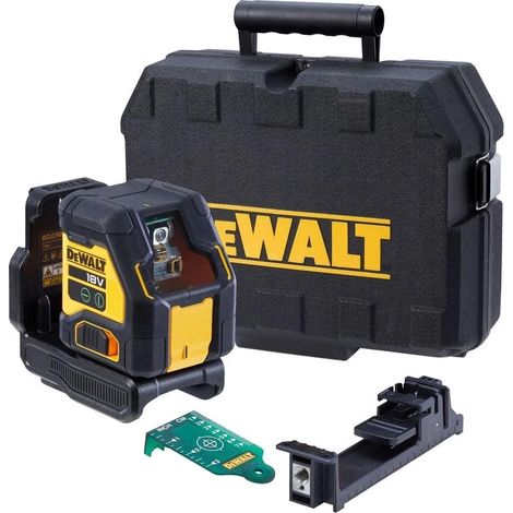 Dewalt DCL34021N XR Compact Cross Line Green Laser 18V Bare Tool + Case