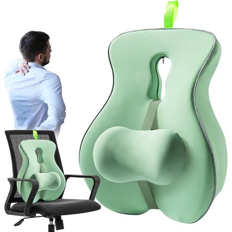 Coussin Lombaire Confort Ergonomique pour Dos et Chaise avec Conception (1/5)