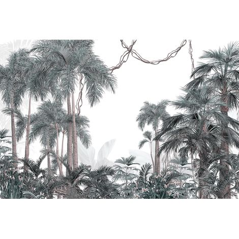 Papier peint panoramique - Forêt Tropicale - 130 cm x 87 cm (1/2)