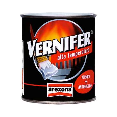 SMALTO ALTA TEMPERATURA 'VERNIFER' 500 ml - Nero satinato - AREXONS