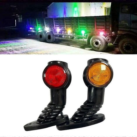 Feux de remorque, feux de position latéraux à DEL, feux de gabarit pour camions et tracteurs (1/4)