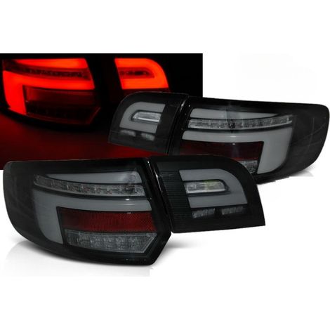 Paire de feux arriere Audi A3 8P sportback de 2008 a 2012 FULL LED BAR noir