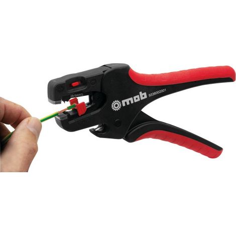 Pince à dénuder automatique – 0,08 à 16 mm² – coupe-fil intégré – réglage de pression – MOB (1/4)