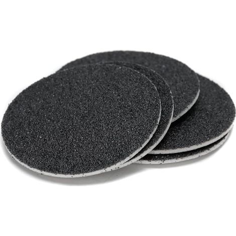 120 replacement sanding discs for electric sanders, self-adhesive (extra coarse grit 80) - AquaForge (1/4)