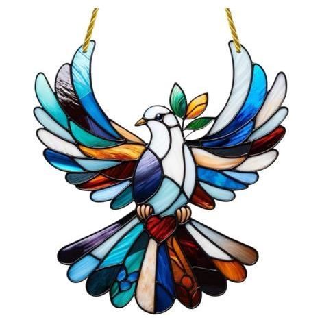 Vogelscheuche für Vögel, 2D-Vogelscheuche für Kolibris, Wandkunst für Vogeldekoration, Hängende Vogelscheuche