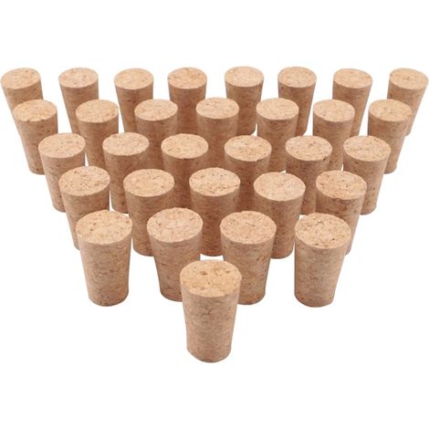 Bouchon en bois pour bouteilles de vin et de bière, pour le stockage à domicile, les fêtes et le service au bar.-AquaForge (1/4)