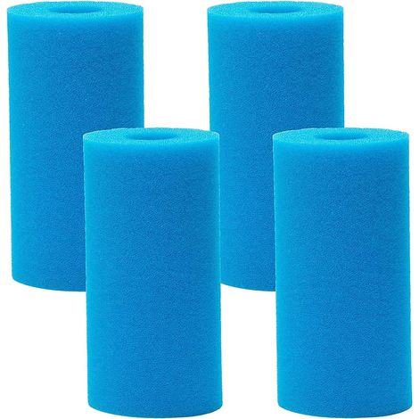 Lot 4 Éponges Filtre – Piscine, Mousse, Réutilisable (1/5)