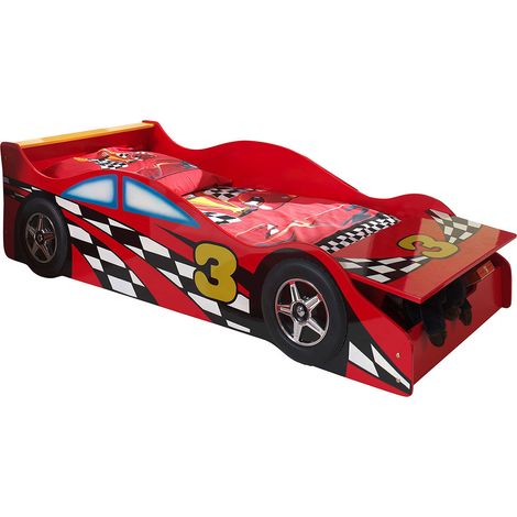 TURBO - Lit Voiture de Course 70x140cm Style Formule 1 (1/3)