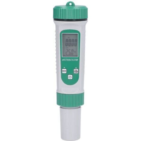 Testeur de Qualité de l'Eau PH/EC/TDS/Sel/S.G/Temperature avec Éclairage Blanc - Précis et Fiable pour un Contrôle Facile - Expédié sans Batterie - (1/5)