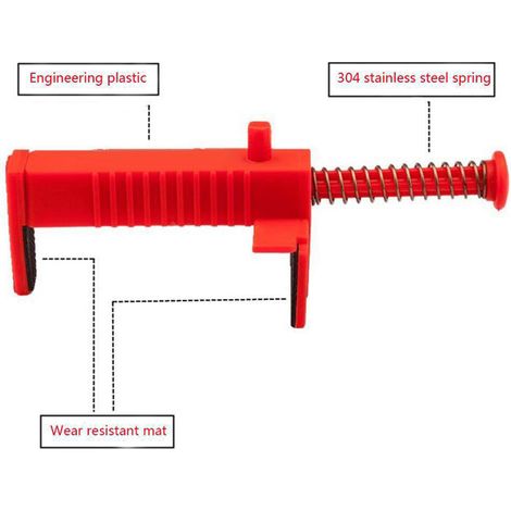 1 paire d'outils de traçage de lignes en plastique technique pour maçonnerie, outil de nivellement et de mesure des briques pour maçon. (1/5)