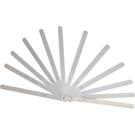KS Tools Kolbenspiellehre, 13 Blatt, 0,05-1 mm, 200 mm lang (1/5)