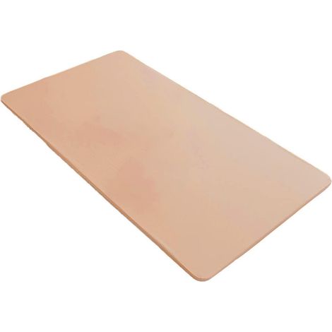 Elastische PU-Leder Tischdecke rechteckig 90x150 cm braun, wasserdicht & ölbeständig