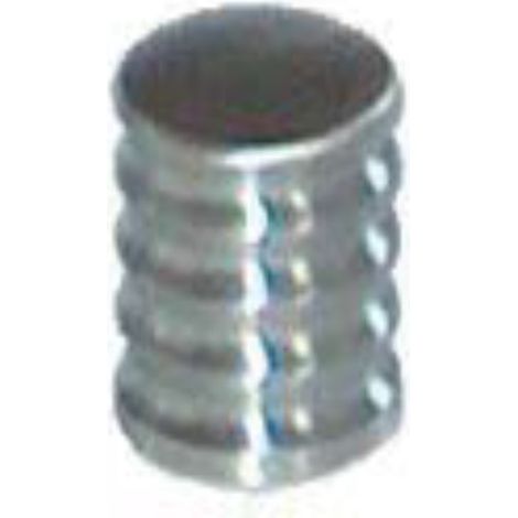 MOBILA - POMOLO ONDULATO OTTONE CROMO/SATINATO 25MM