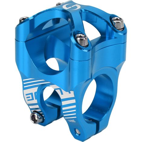 Potence de Vélo en Alliage d'Aluminium 35mm, Léger et Résistant pour VTT et Vélo de Route, Design CNC - Bleu (1/5)