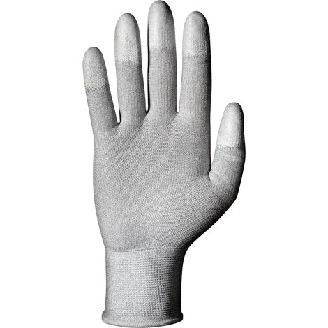 SIR SAFETY SYSTEM NIKEL Gants de protection mécanique enduits gris Taille 6 Lot de 12 paires