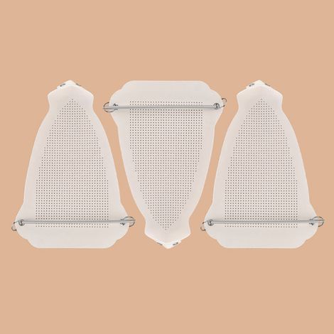 3 plaques de protection pour semelle de fer à repasser à gaufrage à chaud, adaptées aux fers à vapeur (1/4)