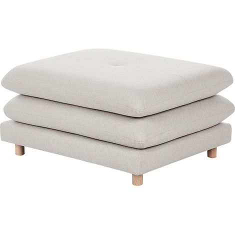 Ottoman HEDEN Fabric Beige (1/5)