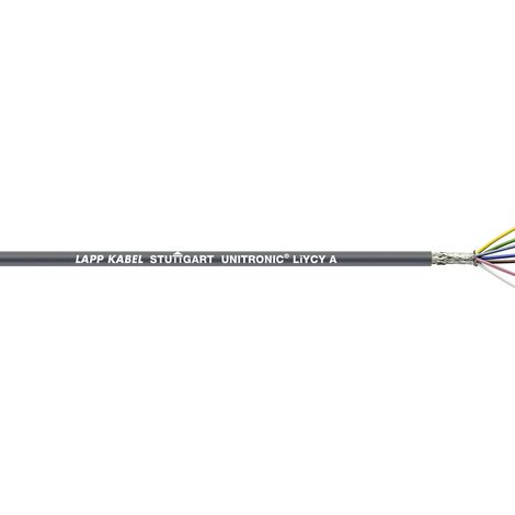 Lapp UNITRONIC LiYCY A graues Kabel 0,50 mm² fünf Leiter