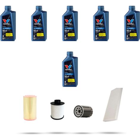 Kit tagliando 4 FILTRI e 6L OLIO compatibile con Fiat Ducato (244) 2.8 JTD 107kw dal 2004 (1/5)