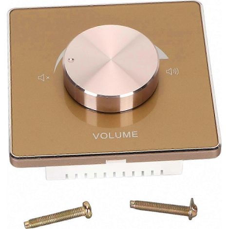 50-Watt-Lautstärkeregler aus Aluminiumlegierung, 5-Positionen-Drehschalter zur Wandmontage oder Audioeinstellung (1/5)