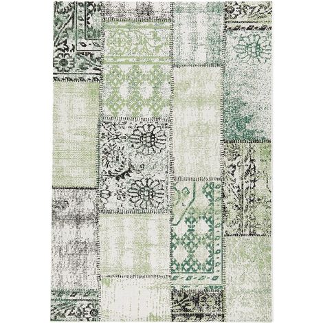 Karat – Tapis d'extérieur 80 x 150 cm – 100% polypropylène – Résistant aux UV – Pour terrasse et balcon – Facile à nettoyer