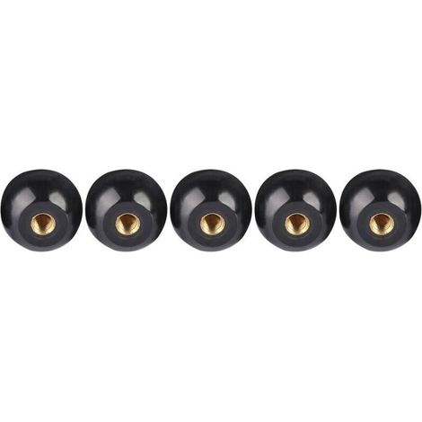 5 pièces noir bakélite boule levier bouton cuivre Insert M12 40 remplacement de Machine-outil