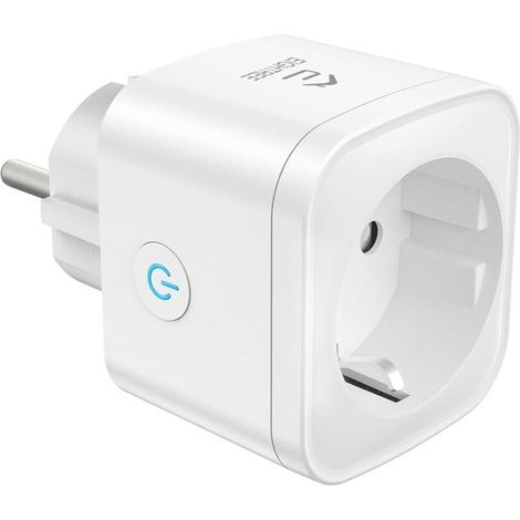 Prise Connectée WiFi (Type F), Prise Intelligente EIGHTREE, Compatible avec Alexa, Google Home, SmartThings, Suivi de la Consommation d'énergie, Contrôle de l'App Smart Life, 16A, Pack de 1 (1/4)