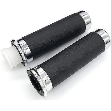 2 Poignées de guidon moto antidérapantes, confortables et amortissantes pour motocyclette (1/5)