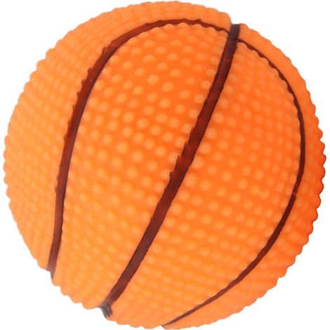 Kaubarer Quietschball für das Haustiertraining (Basketball)
