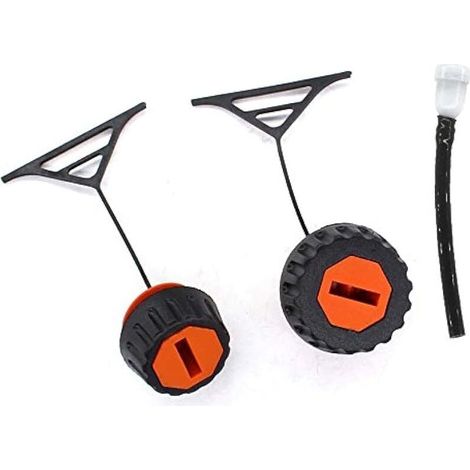Tapón de aceite/combustible para motosierra Stihl 020 021 023 024 025 026 028 034 036 038 048 AV. Reemplaza las referencias 0000 350 0520 y 0000 350 0510.