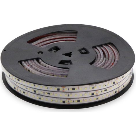 IluminaShop - Tira de LED 340W 220V AC SMD2835 120LED/m 17W/m IP67 Sin Rectificador (20 metros) Blanco Neutro 4500K (1/5)