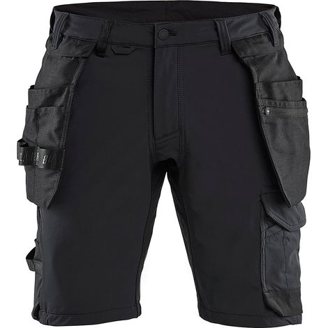 Short de travail stretch 4D 1702 - Noir 4XL - FR(58) - SE(C64) - Standards