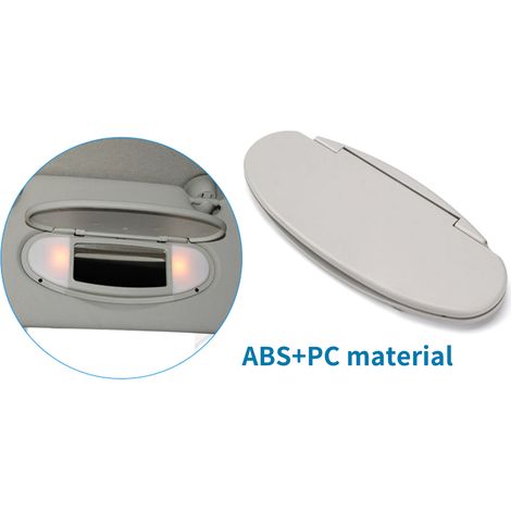 Eosnow Sonnenblende, Kosmetikspiegelabdeckung, Sonnenschutzspiegel, Ersatz für BMW Mini R55 R56 R60 2007–2014