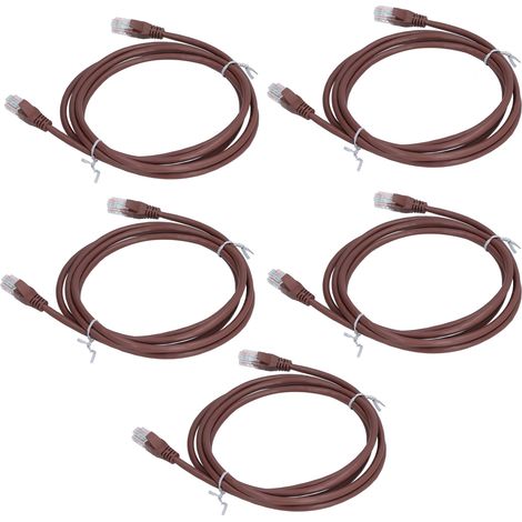 Câble réseau RJ45 CAT5 UTP 100M Gigabit Ethernet, cordon de brassage LAN non blindé (1/5)