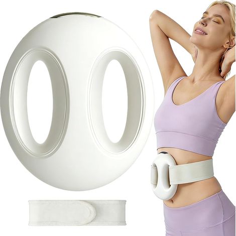 Massaggiatore portatile senza fili per la perdita di peso e il drenaggio linfatico, regalo per donne (bianco), 3 modalità e 6 livelli di intensità, massaggio profondo dei tessuti. (1/3)