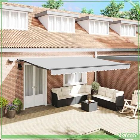 Auvent (store extérieur) - 313241 - Anthracite - Métal - 4 x 3 m (1/5)
