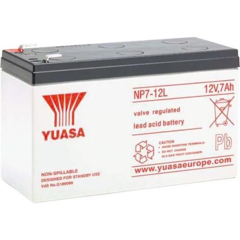 Batterie Vehicule - Batterie AGM Yuasa 12V / 7Ah NP7-12