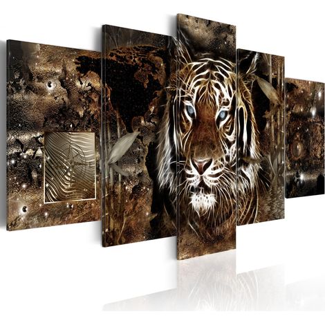 Quadro - Guard of the Jungle - 100x50 (1/4)