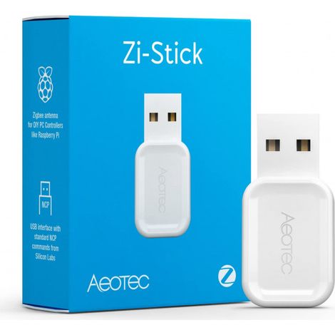 Aeotec Zi-Stick Zigbee-Adapter in Weiß