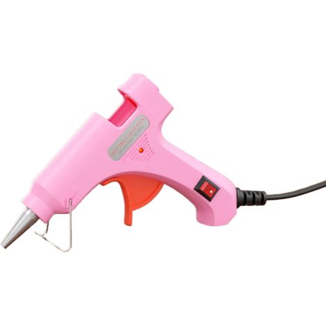 Pistolet à colle thermofusible 70W, avec 30 bâtons de colle thermofusible (1/4)
